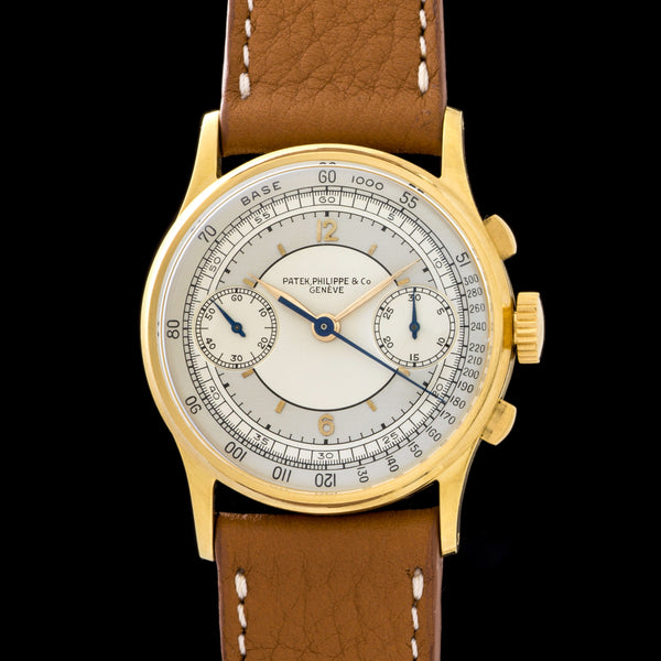 The yellow gold Sector dial ref. 130