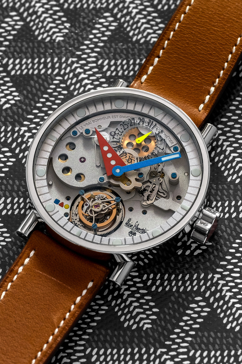 The steel Tourbillon Volant