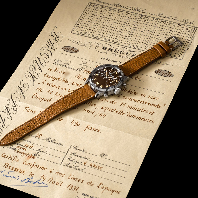 The steel chocolate brown chronograph Type XX