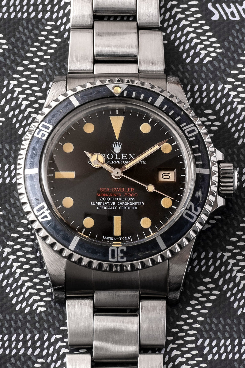 The chocolate brown Double Red Sea-Dweller 1665 – Corrado