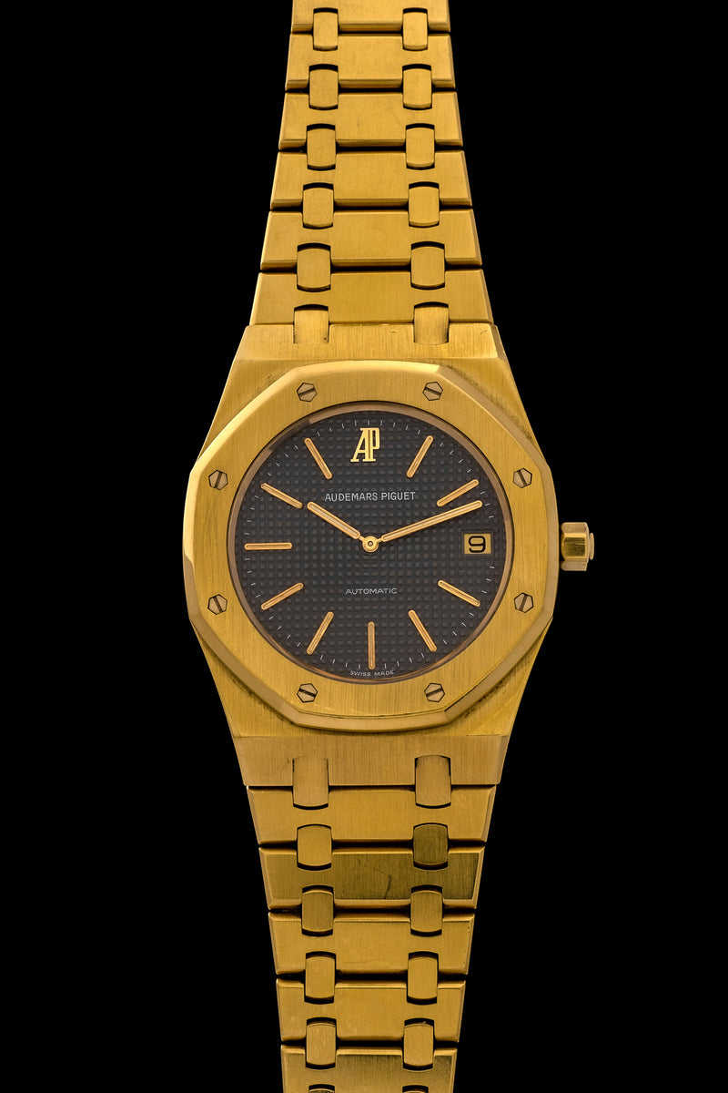 The Full set 18k yellow gold Royal Oak Limited edition “Jubilee” ref. 14802BA