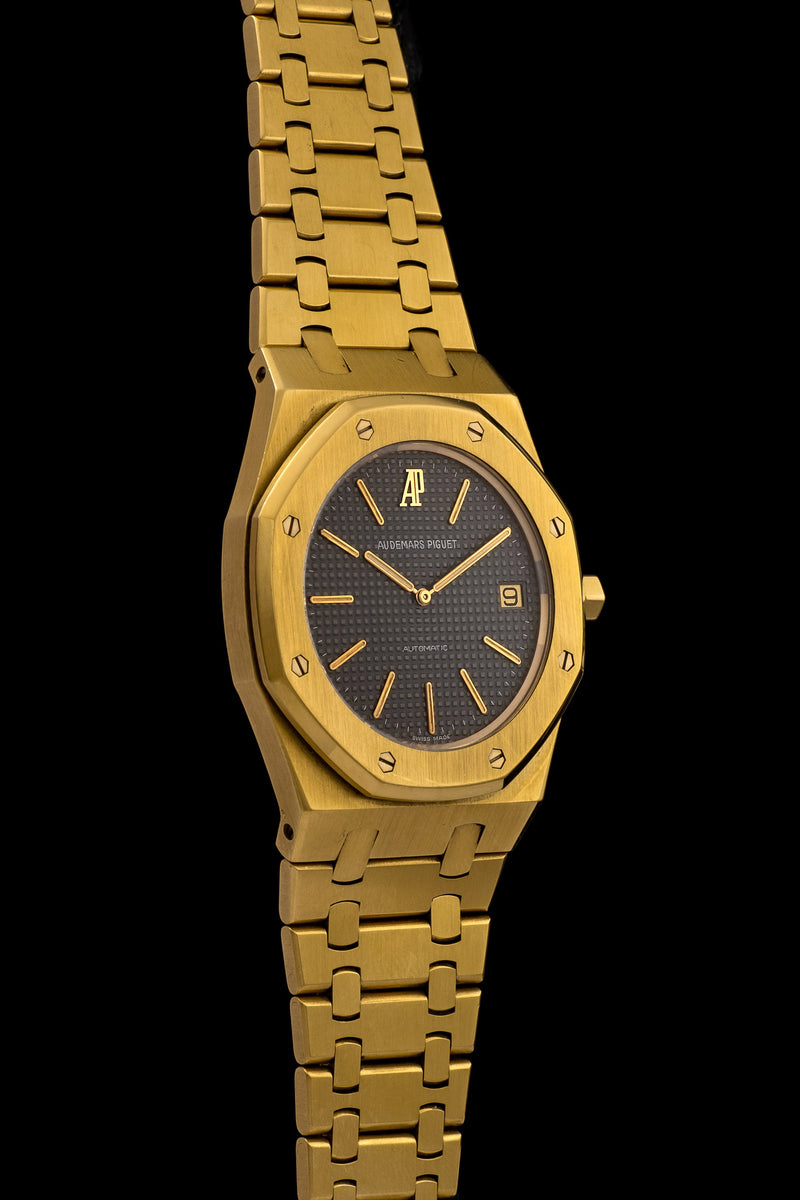The Full set 18k yellow gold Royal Oak Limited edition “Jubilee” ref. 14802BA